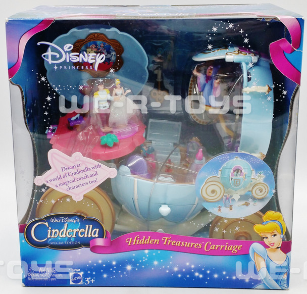 Disney's Cinderella Hidden Treasure Carriage Mattel 2004 No. G7994