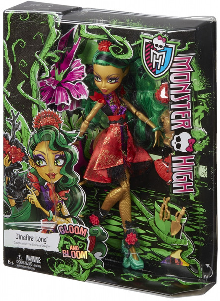 Monster High Gloom and Bloom Jinafire Long Doll 2014 Mattel CGH95