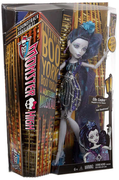 Monster High Boo York Gala Ghoulfriends Elle Eedee Doll 2014 Mattel CHW63