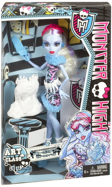 Monster High Art Class Abbey Bominable Doll 2013 Mattel BDF13