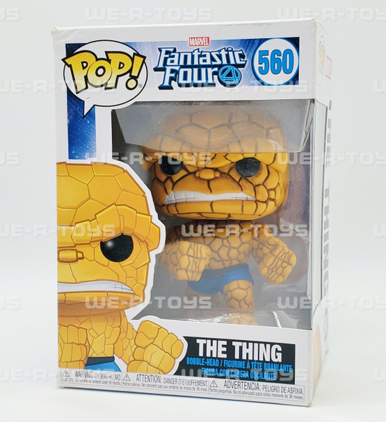 Marvel Fantastic Four The Thing Funko Pop! Bobble-Head Figure No. 560 NEW