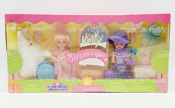 Barbie Kelly Dress Up Friends Kelly Fairy Princess & Liana Movie Star Toys R Us