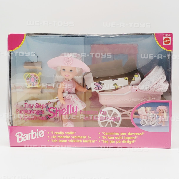 Barbie Tiny Steps Shelly Doll with Stroller 1998 Mattel No. 22226 NRFB