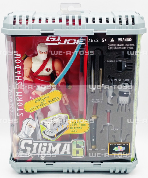 GI Joe Sigma 6 Storm Shadow Action Figure Hasbro 2005 No 82292 NRFB