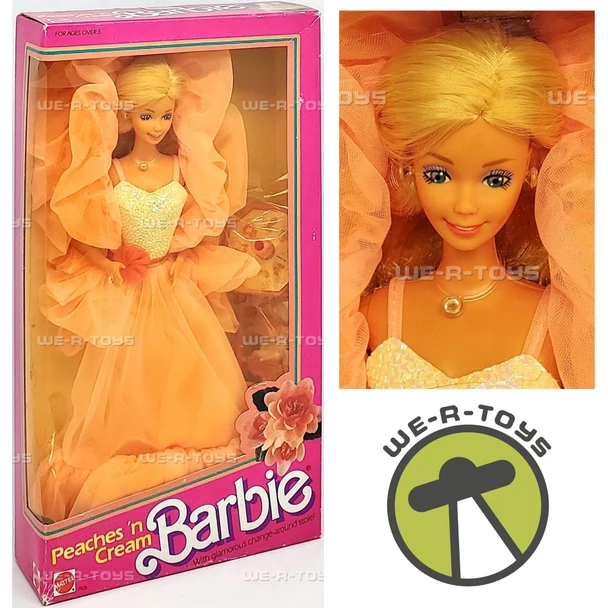 Barbie Peaches 'n Cream Barbie Doll 1984 Mattel No. 7926