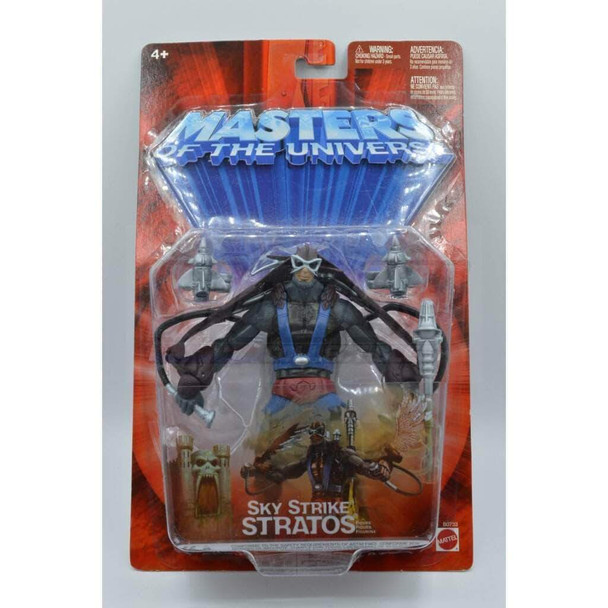 Figurine Sky Strike Stratos MOTU 200X – Mattel, Neuve Sous Blister