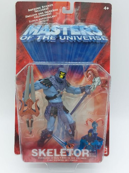 2001 Masters of the Universe Skeletor 6" Action Figure Mattel 54913