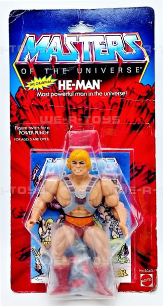 MOTU Masters of the Universe The Original He-Man Figure 1982 Mattel # 5040 NRFP