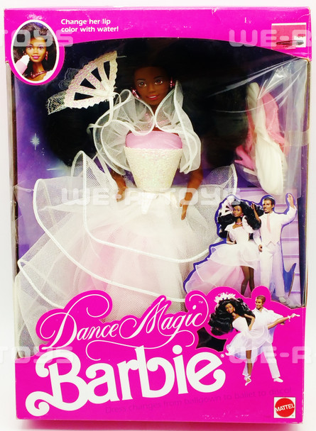 Barbie Dance Magic Doll with Changing Dress African American 1989 Mattel 7080