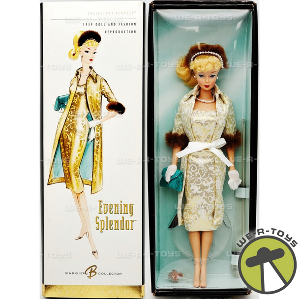 Evening Splendor Barbie 1959 Doll and Fashion Reproduction Mattel G8890 USED