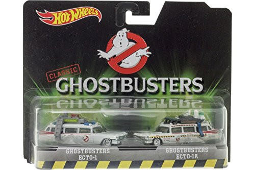 Hot Wheels, Classic Ghostbusters Ecto-1 and Ecto-1A Die-Cast