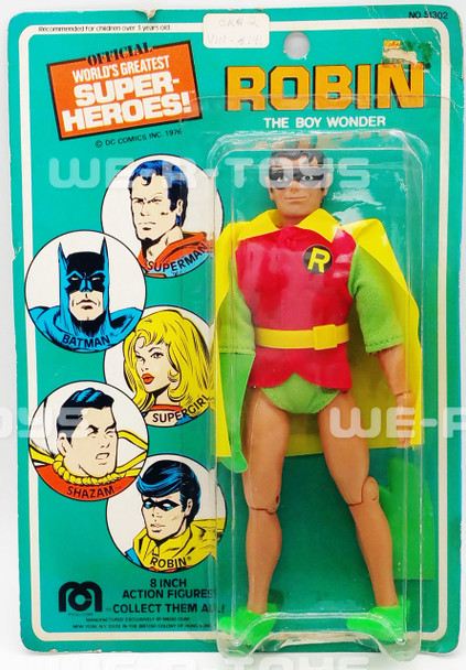 DC Batmans Robin 8 Poseable Action Figure MEGO 1976 No 51302 NRFP