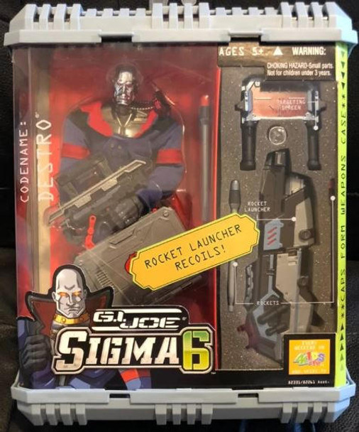 GI Joe Sigma 6 Destro Action Figure with Accessories 2006 Hasbro