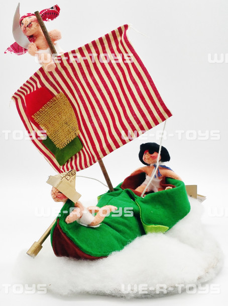 Annalee Mobilitee Dolls 1995 Wynken Blynken & Nod Wired Dolls 1919 USED