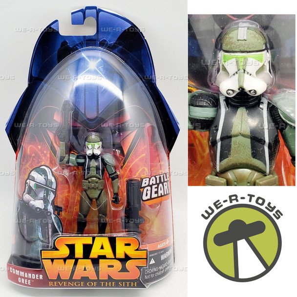 Star Wars Revenge of the Sith 59 Commander Gree Action Figure Hasbro 2005