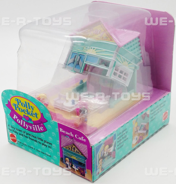 Polly Pocket Pollyville Beach Cafe Mattel 1994 No 11199 NRFP