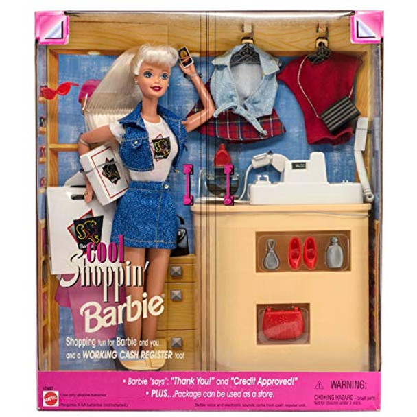 Cool Shoppin' Barbie Doll Play Set 1997 Mattel 17487 NEW