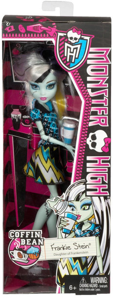 Monster High Coffin Bean Frankie Stein Doll Mattel 2013 BHN04