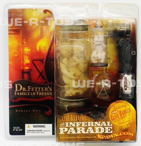 McFarlane Toys Clive Barkers Infernal Parade Dr Fetters Family of Freaks Figure NRFP