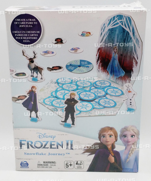 Disneys Frozen II Snowflake Journey Game Elsa Anna Olaf Spin Master NRFB