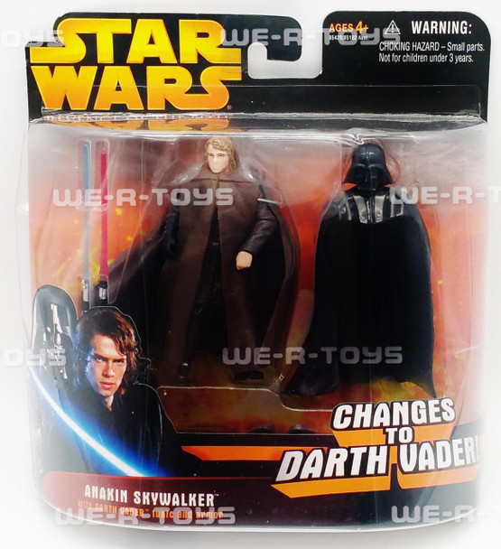 Star Wars Revenge of the Sith Anakin Skywalker to Darth Vader Action Figure NRFP