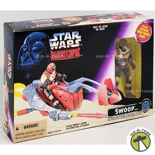 Star Wars Shadows of The Empire Swoop Vehicle & Trooper Figure Kenner 1996 NEW