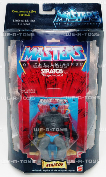 MOTU Masters of the Universe Commemorative Series II Stratos Mattel 2001 #53499 NRFB