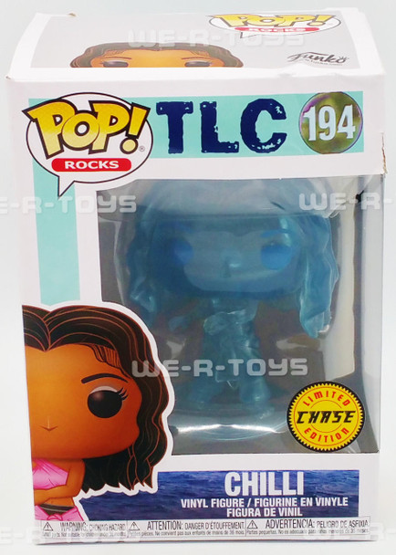 TLC Clear Blue Chilli Bobblehead CHASE Funko Pop Toy #194 NRFB