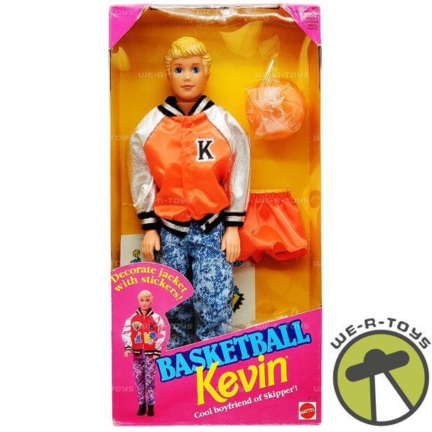 Barbie Basketball Kevin Doll Boyfriend of Skipper Mattel 1992 No. 4713 NRFB