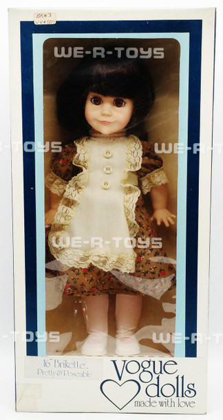 Vogue Doll Company Vogue Dolls Made With Love Brunette Brikette 16 Doll 1977 Made In USA NRFB