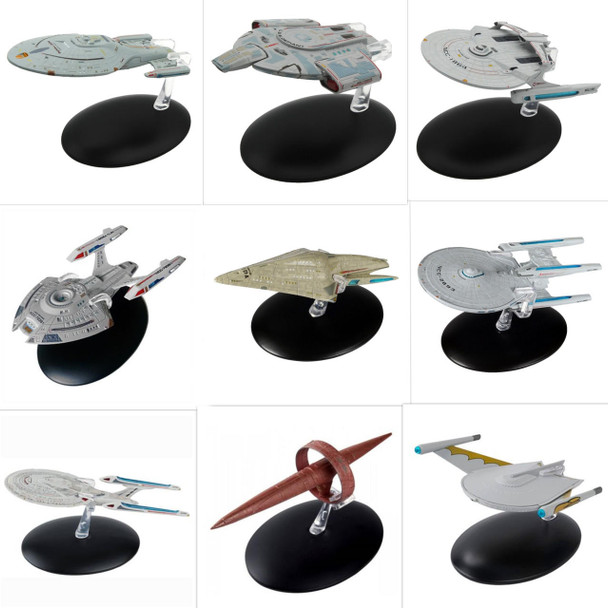 Star Trek Starships Collection Lot of 9 Vehicles Diecast Eaglemoss 2