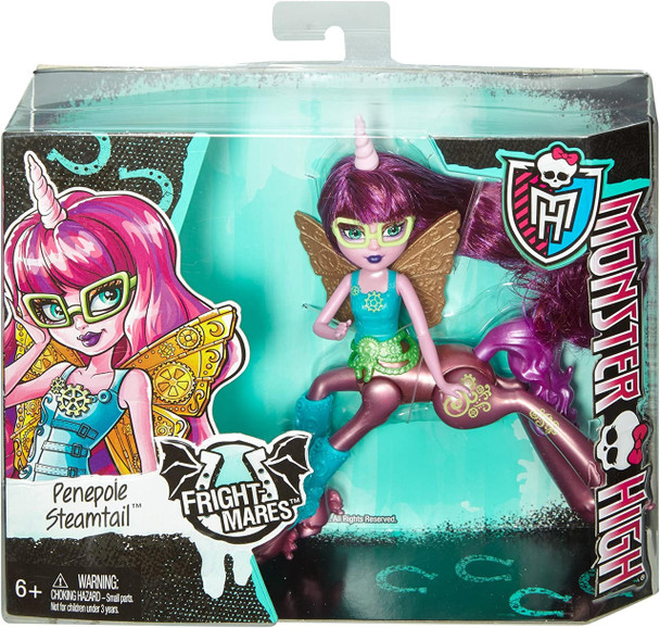 Monster High Fright-Mares Penepole Steamtail Doll Mattel DGD15