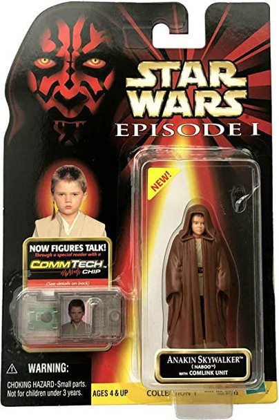 Star Wars Episode I The Phantom Menace Anakin Skywalker CommTech Action Figure