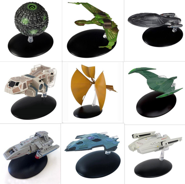 Star Trek Starships Collection Lot of 9 Vehicles Diecast Eaglemoss 10 NEW