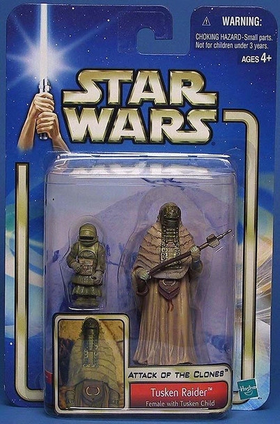 Star Wars Episode II Attack of the Clones Tusken Raider Female and Child Figures