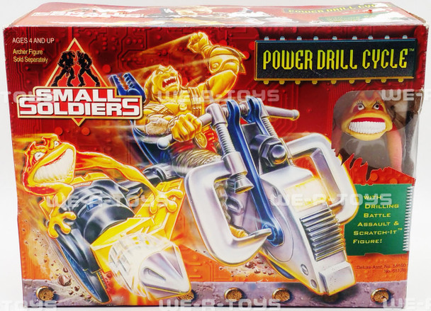 Small Soldiers Power Drill Cycle Vehicle With Scratch-It Figure Kenner 1998