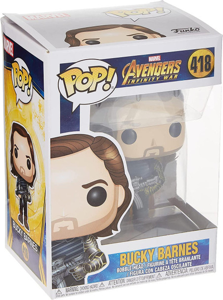Marvel Funko Pop Marvel Avengers Infinity War Bucky Barnes Vinyl Figure #418