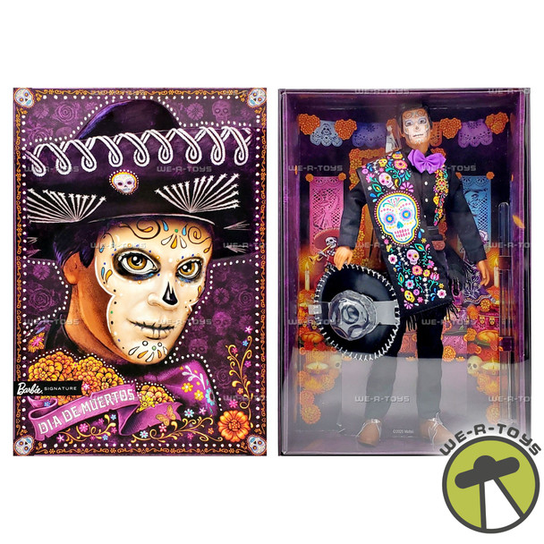 Barbie Signature Series 2021 Dia De Muertos Ken Doll Mattel GXL26
