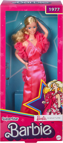 Barbie Signature 1977 Superstar Barbie Doll Reproduction 2021 Mattel HBY11