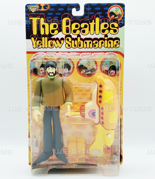 The Beatles Yellow Submarine George Harrison with Submarine Figure McFarlane NEW