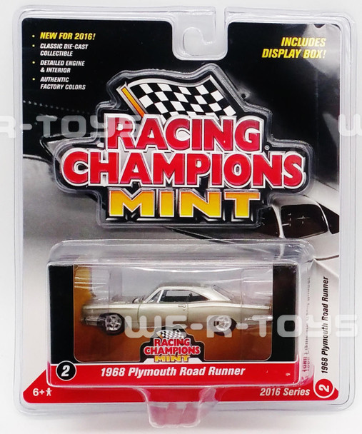 Racing Champions Mint 1968 Plymouth Road Runner Vehicle 2016 Series 2 NRFP