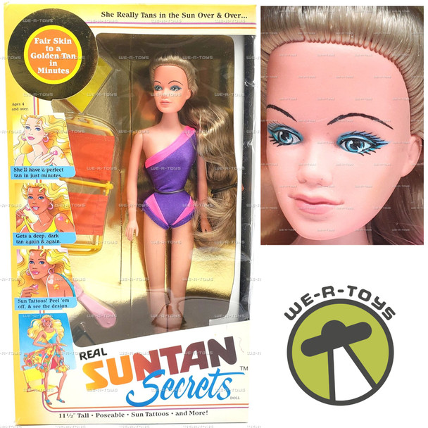 Real Suntan Secrets Sandy Doll In Purple Swimsuit Creata 1988