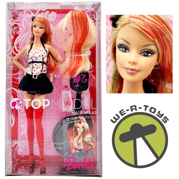 Barbie Top Model Hair Wear Doll 2007 Mattel M5794