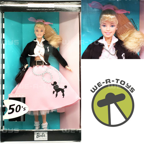 Great Fashions of the 20th Century Nifty 50's Barbie Doll 2000 Mattel 27675