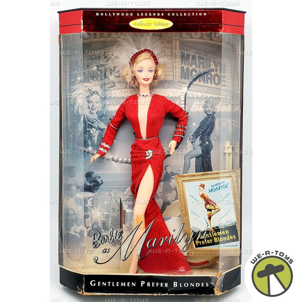 Barbie as Marilyn Monroe in Gentlemen Prefer Blondes Doll 1997 Mattel No. 17452