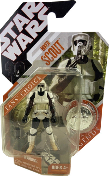 Star Wars 30th Anniversary Saga Legends Biker Scout Action Figure Hasbro 2007