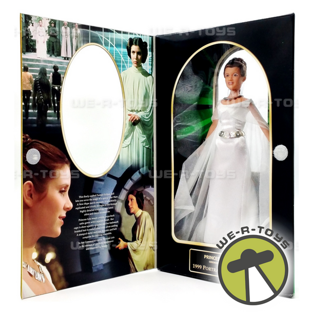 Star Wars 1999 Portrait Edition Princess Leia Ceremonial Gown Doll Hasbro 61772