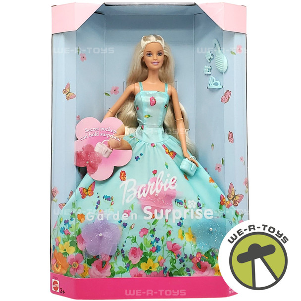 Garden Surprise Barbie Doll Teal Dress 2002 Mattel C1979