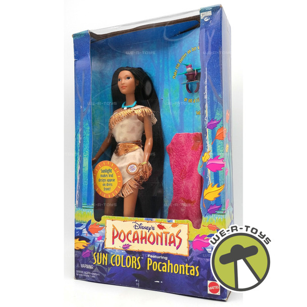 Disney's Pocahontas Sun Colors Doll Mattel 1995 Item No. 13328