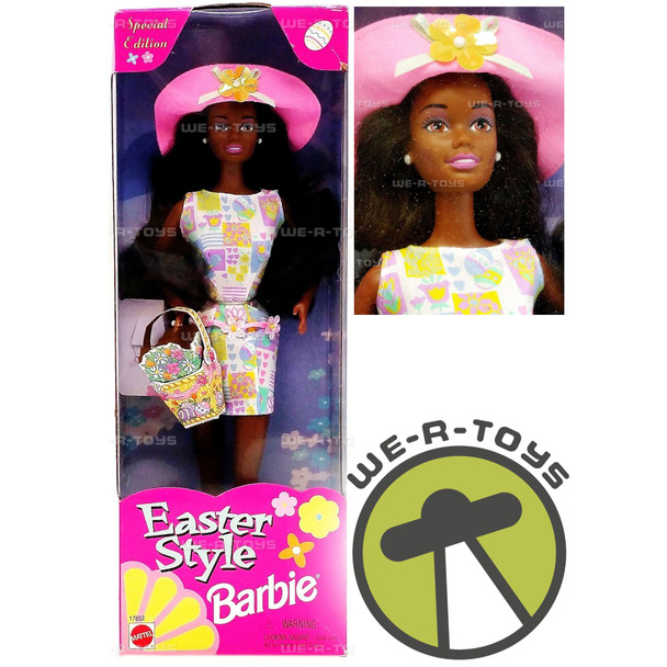 Easter Style African American Barbie Doll 1997 Mattel 17652